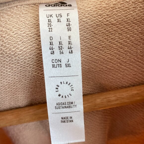 Adidas 3-Stripe Cropped Hoodie - Picture 3 of 3